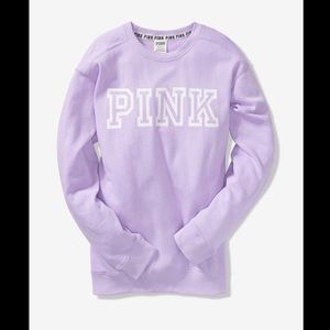 PINK/ Victoria’s Secret purple crew neck